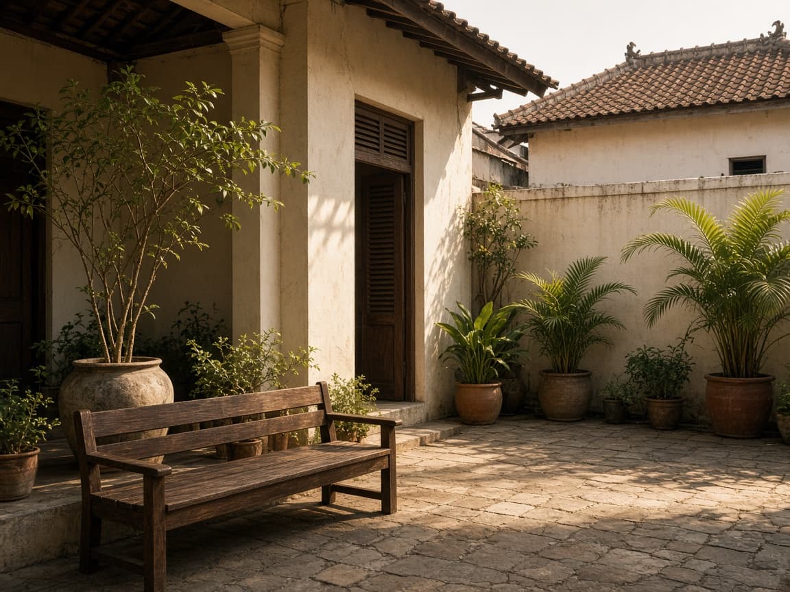 A community courtyard